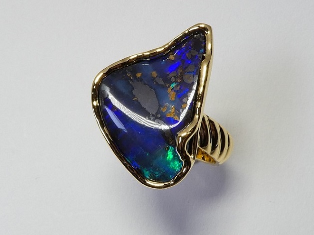 opal ring mitternachtsblau P1000669