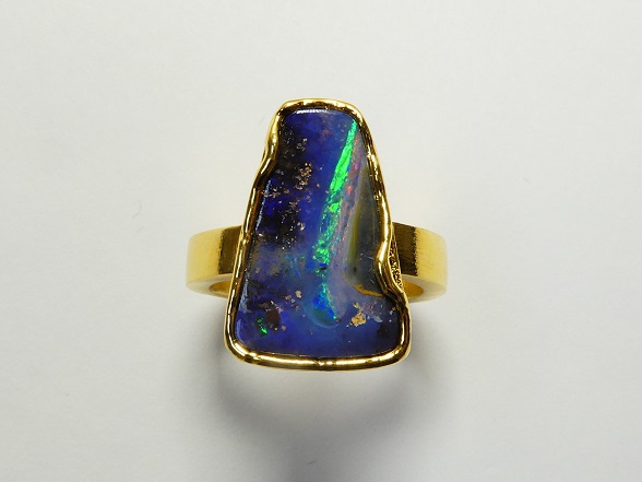Opal Ring ausdrucksvoll