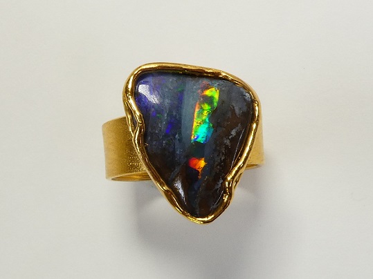 Opal Ring Fragezeichen id 100653