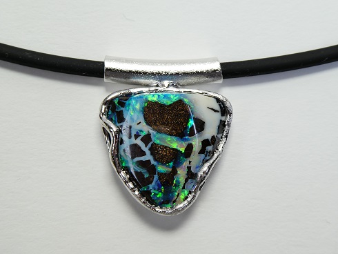 Opal Anhänger Dragone P1000846a Opal Anhänger Dragone, auch für Herren
