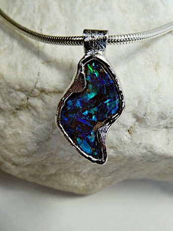 Opal Anhänger Nightfall P1000860 Opal Anhänger Nightfall